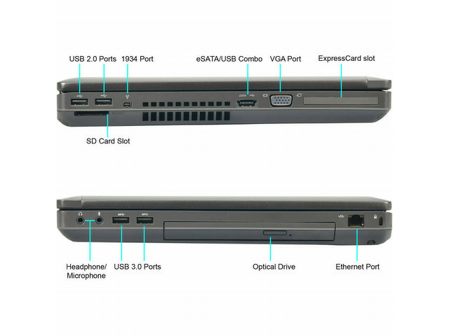 HP ProBook 6570b i5-3210M / 6Gb RAM / 240Gb SSD - 4